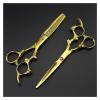 Hair Cutting Shears 6 inch Barber Scissors, Set Barber Scissors, Thinning Barber Scissors, Barber Scissors, Hairdressing Scissors for Men Women/Salon/Home/Stylist Purple thinning) view 4
