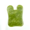 BAWHO Jade Stone Gua Sha Scraper Massage Board Face Massager Natural Gouache Healing Stone for Skin Lifting Detox Beauty Care 1Pcs (Color : U Shape) view 1