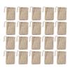 ALOEU 50Pcs Shower Bath Sisal Soap Bag Natural Sisal Soap Bag Exfoliating Soap Saver Pouch Holder view 1
