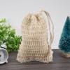 ALOEU 50Pcs Shower Bath Sisal Soap Bag Natural Sisal Soap Bag Exfoliating Soap Saver Pouch Holder view 3