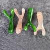 BAWHO Worm Shape Resin Nose Massager Promote Blood Circulation for Trigger Point Therapy Pedicure Gua Sha Board Nose Lifting Tool 1Pcs (Color : Y1) view 3