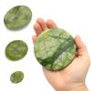 BAWHO Natural Beauty Salon Essential Oil Massage Stone Green Jade Guasha Beauty Tool 1Pcs (Color : 3cm) view 3