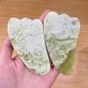 BAWHO Natural Jade Gouache Gua Sha Stone Massage Tools for Body Meridian Scrapping Face Lifting Slimming Skin Detox Beauty 1Pcs (Color : Triangle) view 3