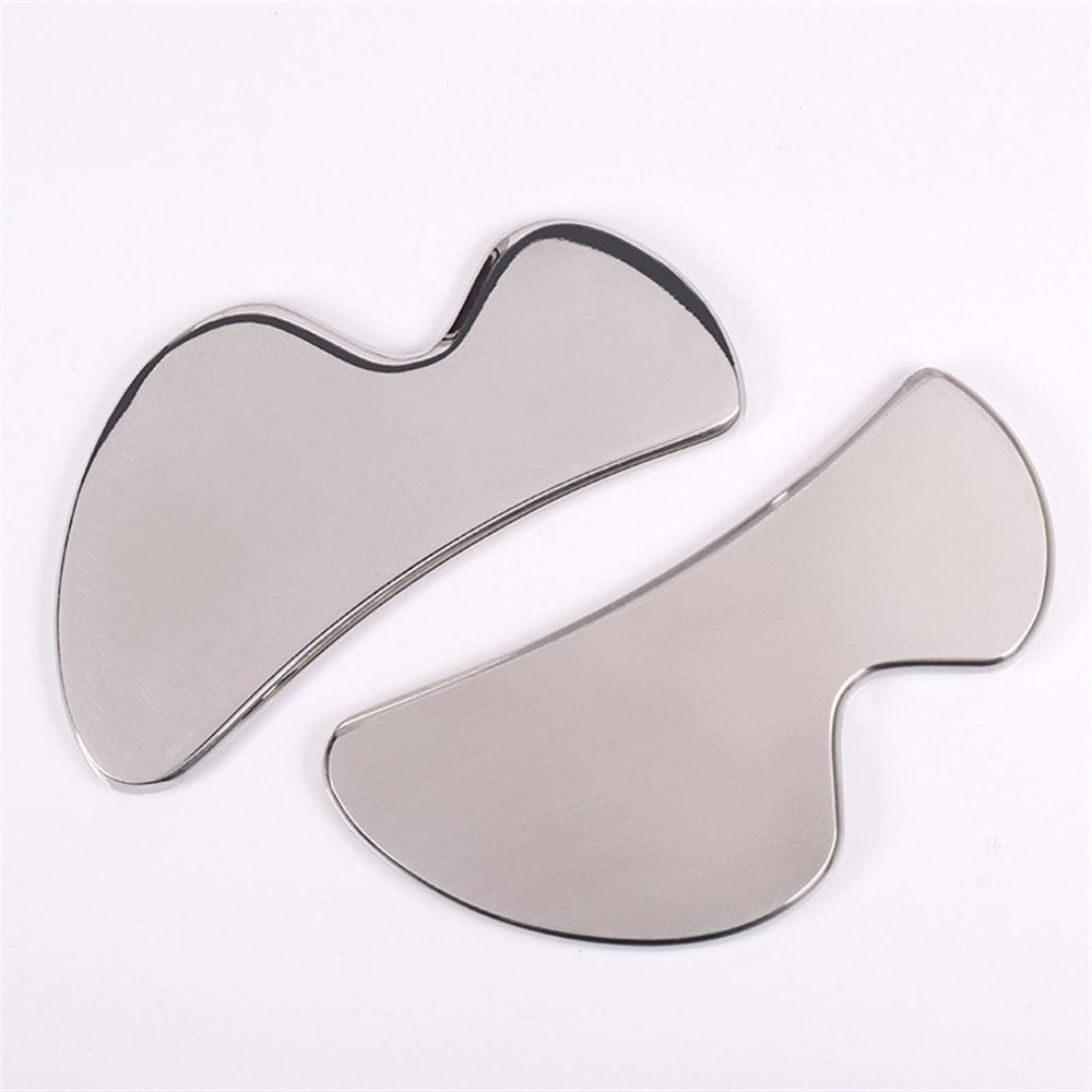 BAWHO Stainless Steel Gouache Gua Sha Beauty Deep Tissue Massage Muscle Relax Pain Relief Myofascial Care 1Pcs