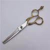 Barber Scissors Hair Cutting Scissors, 6 Inch Professional 440c Steel Blue Sapphire Hair Scissors Cutting Barber Haircut Thinning Shears Hairdresser Scissors Set view 2