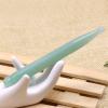 BAWHO Natural Jade Wand White Crystal Massage Wand Obsidian Stick Natural Hot Stone Body Massage Stick Face Massager Bar Beauty Sticks 1Pcs (Color : 2) view 1
