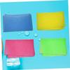 Angoily 8pcs Exfoliating Nylon Bath Towel for Back Scrubbing Yellow Green Dead Skin Removal and for Skin Types view 2
