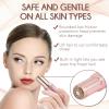 Facial Hair Removal for Women - Electric Razor Device, Small Dermaplaning Remover Tools Epilator Trimmer (Rose Gold) view 2