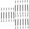Beavorty 18pcs Dual-ended Eyebrow and Eyelash Brush for Easy Styling and Grooming Portable Makeup Tool for Natural Looking Brows and Lashes for Eye Makeup Enthusiasts view 1