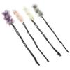 Angoily 4pcs Flower Bun Maker for Hair Lazy Curler Tools Floral Hair Ties for Daily Use Parties and Special Occasions Yellow Gray view 1
