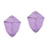 DOITOOL 2pcs Quick-Drying Microfiber Hair Turban Absorbent Bath Wrap for Hair Lightweight Bathing Towel Unique Buckle Design Thicker Material for Fast Drying Fits view 1