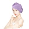 DOITOOL 2pcs Quick-Drying Microfiber Hair Turban Absorbent Bath Wrap for Hair Lightweight Bathing Towel Unique Buckle Design Thicker Material for Fast Drying Fits view 2