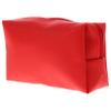 DOITOOL 3pcs Portable Shiny Makeup Bag Cosmetics Storage Pouch for Travel Toiletries Stylish Pu Design Red for Organizing Makeup Essentials view 1