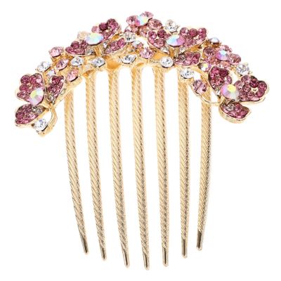 Angoily Bridal Rhinestone Hair Comb for Wedding Chic Decorative Hair Accessory for Women Durable and Elegant Design for Special Occasions