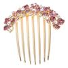 Angoily Bridal Rhinestone Hair Comb for Wedding Chic Decorative Hair Accessory for Women Durable and Elegant Design for Special Occasions view 1
