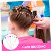 Angoily 30pcs Heart Shaped Hair Braid Tools Kit Hair Styling Braids Accessories for Girls Ponytail Holders view 2
