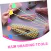 Angoily 30pcs Heart Shaped Hair Braid Tools Kit Hair Styling Braids Accessories for Girls Ponytail Holders view 3