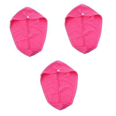 DOITOOL 3pcs Hair Dry Wrap Microfiber Turban for Quick Drying Super Absorbent Bath Cap for Curly Straight Hair for Women Fast Drying