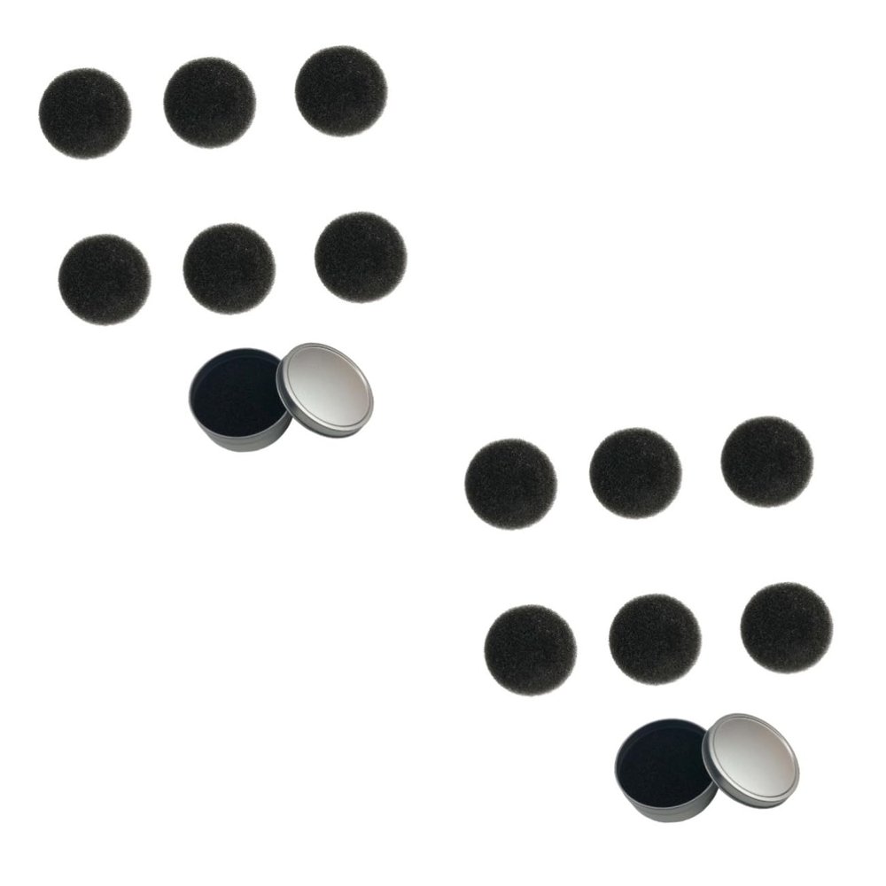 Beavorty 2sets Sponge Makeup Brush Cleaning Tool Quick Dry Dry Cleaning Sponge for Makeup Blender Reusable Compact Travel Single Layer Set Replacement Cotton