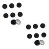 Beavorty 2sets Sponge Makeup Brush Cleaning Tool Quick Dry Dry Cleaning Sponge for Makeup Blender Reusable Compact Travel Single Layer Set Replacement Cotton view 1