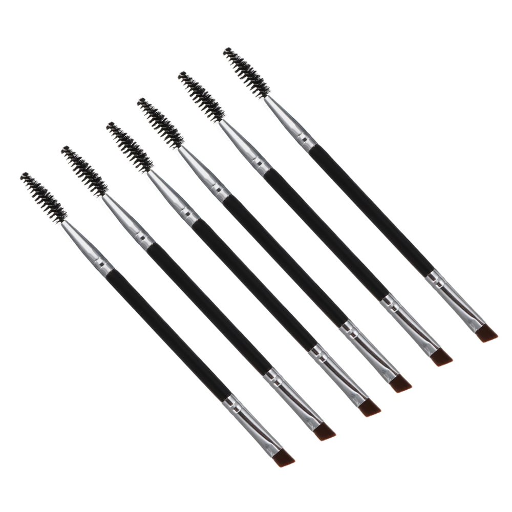 Beavorty 12pcs Double Ended Eyebrow and Lash Makeup Brush Professional Spoolie and Brow Brush for Precise Eyebrow Shaping and Natural Lash Curling Essential Makeup Tools for Every Girl