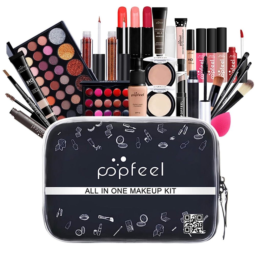 All In One Makeup Kit 27PCS Makeup Kit for Women Full Kit Multi-Purpose Makeup Set for Beginners or Pros (27Pieces)
