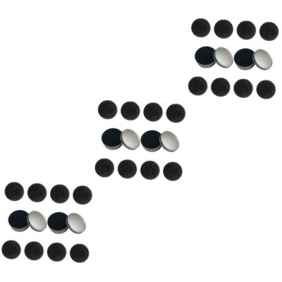 Beavorty 3sets Quick Dry Cleaning Box Makeup Cleaner Reusable Cotton Rounds Cleaning Tool