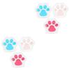 Angoily 2sets Foundation Sponge Claw Shape Powder Puff Blend Smoothly Compact for On-the-go 3pcs*2 view 1