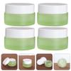 DOITOOL 4pcs Refillable Ointments Jar Wide-mouth Cream Containers for Travel Leak Airtight Sample Jars for Skin Care Makeup and Daily Use view 4