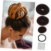 DOITOOL 3pcs Donut Bun Styler Maker Accessories for Easy Hair Buns for Weddings Parties and Daily Use view 3
