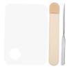 2 Sets Liquid Foundation Palette Makeup Mixer Tool Cosmetic Spatula Mixer Foundation Spatula Beauty Spatula Cosmetic Metal Spatula Korean Makeup Spatula Makeup Tools Cosmetics Tool view 1