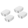 Angoily 4pcs Travel Storage Box Empty Aluminum Soap Box Lids for Cosmetics Containers view 1