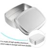 Angoily 4pcs Travel Storage Box Empty Aluminum Soap Box Lids for Cosmetics Containers view 4