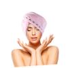 Angoily 2pcs Microfiber Hair Dry Wrap Towels Drying Hair Cap for Women Thick Absorbent Hair Towel Wraps One Size Fits for Home Gym Travel Bathing view 2