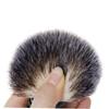 Beavorty 2pcs Portable Beard Brush Resin Handle and Soft Nylon Bristles Essential Grooming Tool for Men for Beard Styling and Cleaning Compact and Travel-friendly view 2