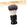 Beavorty 2pcs Portable Beard Brush Resin Handle and Soft Nylon Bristles Essential Grooming Tool for Men for Beard Styling and Cleaning Compact and Travel-friendly view 3