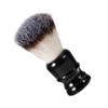 Beavorty 2pcs Portable Beard Brush Resin Handle and Soft Nylon Bristles Essential Grooming Tool for Men for Beard Styling and Cleaning Compact and Travel-friendly view 4