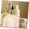 Beavorty 16pcs Cotton Soap Saver Pouches Mesh Bags for Bar Soap Body Wash Travel Mesh Bag for Bathroom view 2