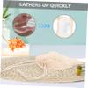 Beavorty 24pcs Cotton Drawstring Soap Saver Pouch Bathing Soap Foaming Maker for Home view 2