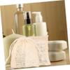 Beavorty 24pcs Cotton Drawstring Soap Saver Pouch Bathing Soap Foaming Maker for Home view 3