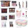 Pomcral All In On Makeup Kit Makeup Set For Teens, Women, Girl and Beginners Includes Eyeshadow Concealer Palette Lip Gloss Set Lipstick Eye Pencil Makeup Brushes view 2
