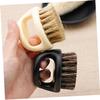 balacoo 4pcs Ergonomic Handle Beard Brush Men's Styling Tool Boar Bristles for Beard Grooming and Mustache Care view 3