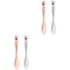 balacoo 4pcs Eye Cream Stick Zinc Alloy Eye Mask Spatula for Dark Circles Puffiness Relief and Skin Care for All Skin Types view 1