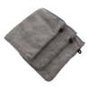 Balacoo 30 Pcs Fiber Makeup Remover Gloves Rustic Wall Mirror Bathroom Spa Gloves Makeup Removal Gloves Exfoliating Mitt Ladies Exfoliating Glove Polyester Edging Miss Cleansing Face Wash, Black view 2