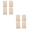 Balacoo 8 Pcs Children's Bath Sponge Childrens Bath Sponge Kitchen Sponge Braid Hair Clips Dish Sponge Body Loofah Shower Scrubber Bath Shower Puff Shower Brush Gloves Clean Sponge Mat, Beige view 1