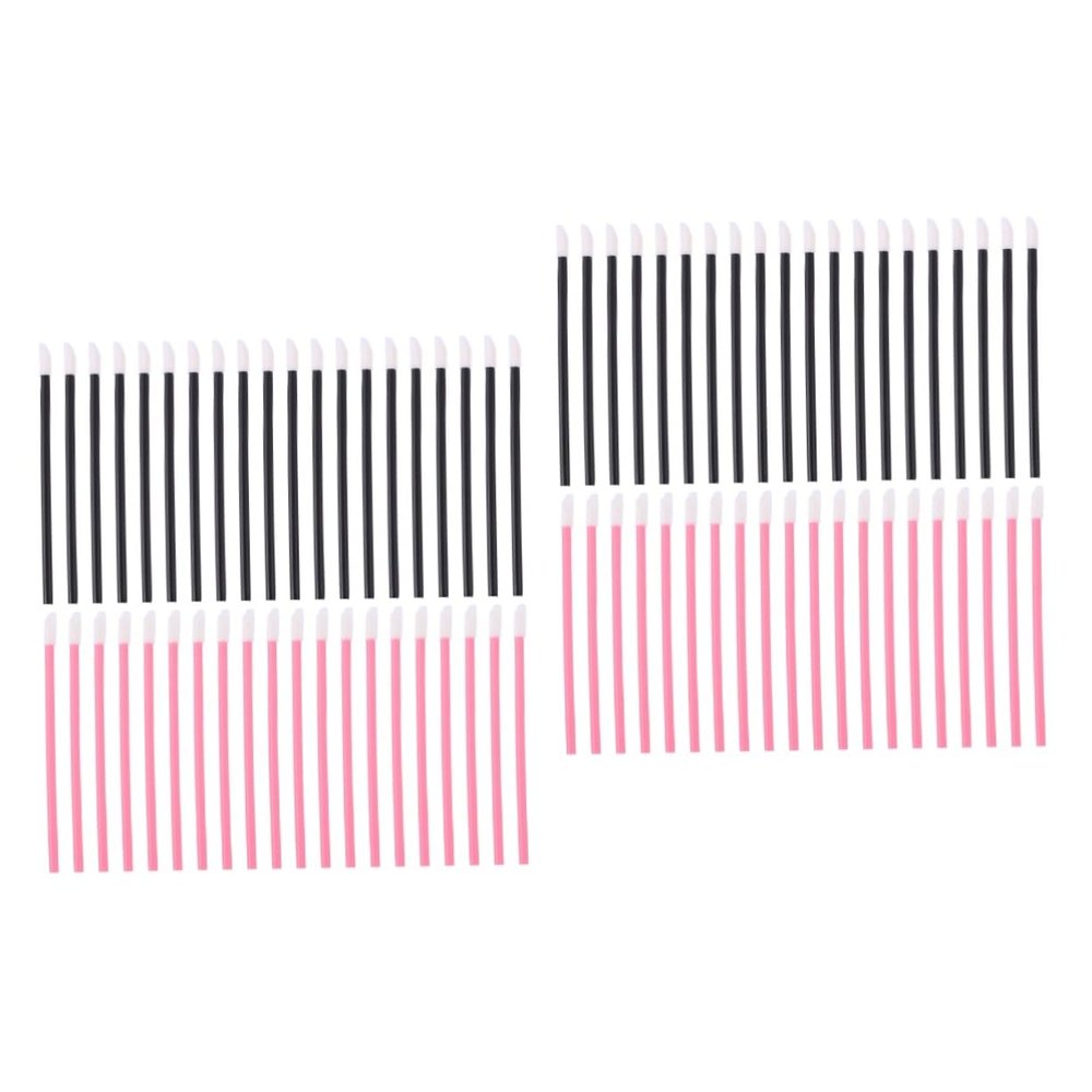 Balacoo 400 Pcs Cotton Swab Eyelash Extension Applicator Lipstick Wands Makeup Beauty Tool Kits Disposable Lip Wands Eyeshadow Applicators Lipstick Brush Lip Gloss Mousse Plastic, 9.5X0.5X0.5CM