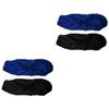 balacoo 4pcs Satin Sleeping Hats for Women and Comfortable Hair Care Bonnets for Night Sleep Face Washing and Makeup Use view 1