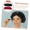 Balacoo 4 Pcs Hair Bonnet Sleep Hat Beverages Drinks Silk Sleeping Hat Silk for Hair Bathing Hats Hair Care Bonnets To Sleep Hair Cap Sleep Cap Shower Cap Woman Satin, 63x23.5cm, As Shown 1 view 3