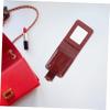 balacoo Mini Lipstick Bag Ladies Wallet Earring Storage Case Leather Wallets Make up Bags for Women Portable Lipstick Case Cosmetic Bags for Women Photoprint Lipstick Stand Travel Pu, 10X7cm view 4