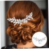 balacoo Rhinestone Hair Comb for Brides Elegant Hair Accessory for Wedding Stunning Bridal Headpiece Unique Design for Special Occasions Celebrations view 2